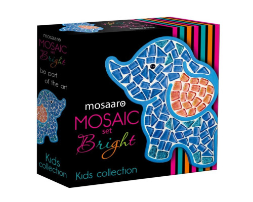 Детский набор для творчества хрустальная мозаика "Слоник" МА7000