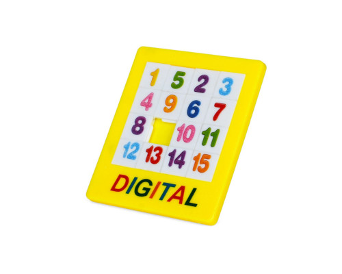 Логічна гра "П'ятнашки" 1376-B(Yellow) від 1 до 15 жовтий