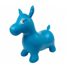 Дитячий стрибун-конячка MS0737 гумовий  Синій
