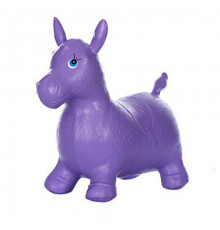 Дитячий стрибун-конячка MS0737 гумовий  Фіолетовий