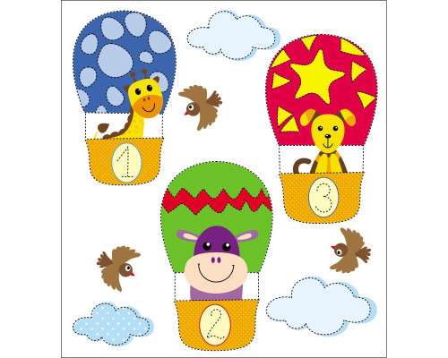 Дитяча багаторазова розмальовка "Диво-цифри" 559005, 5 сторінок