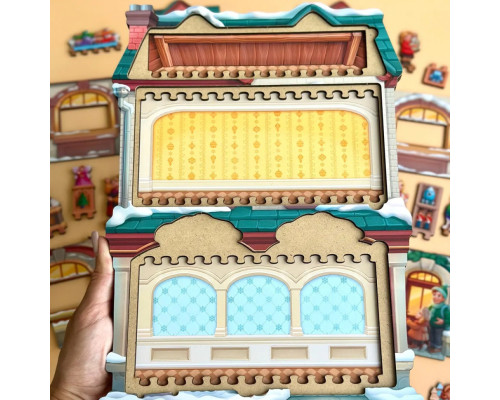 Двухслойный пазл-вкладыш "Магазин игрушек" PSD304 (ПСД304)