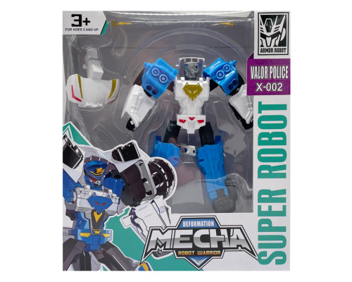 Ігровий набір з роботом-трансформером KKR-12 з безпечних матеріалів Вид 2