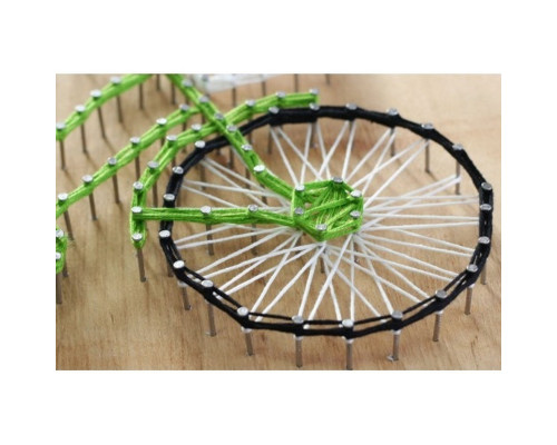 Набір стрінг-арт "Велосипед" ABC-011 дерев'яна основа