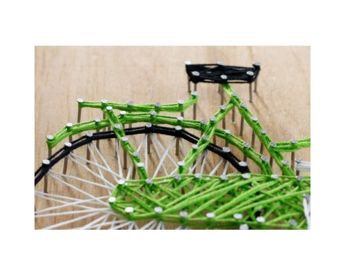 Набір стрінг-арт "Велосипед" ABC-011 дерев'яна основа