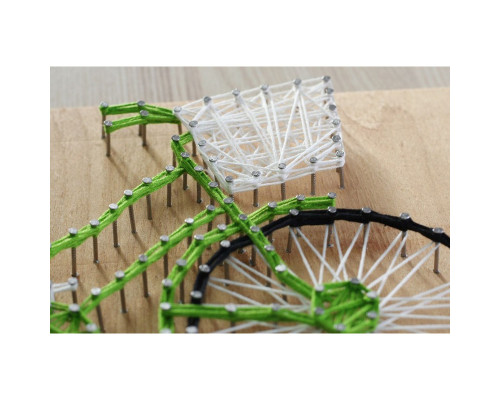 Набір стрінг-арт "Велосипед" ABC-011 дерев'яна основа