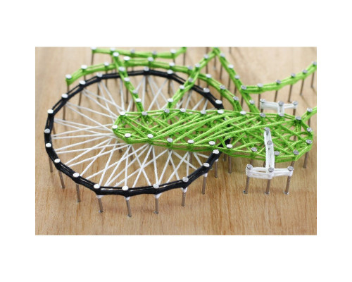 Набір стрінг-арт "Велосипед" ABC-011 дерев'яна основа