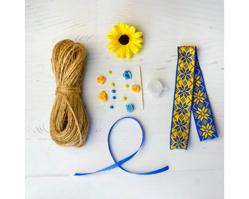 Набір для творчості Лялька-мотанка "Сонячна" Умняшка НС-007 розмір виробу 20-22 см