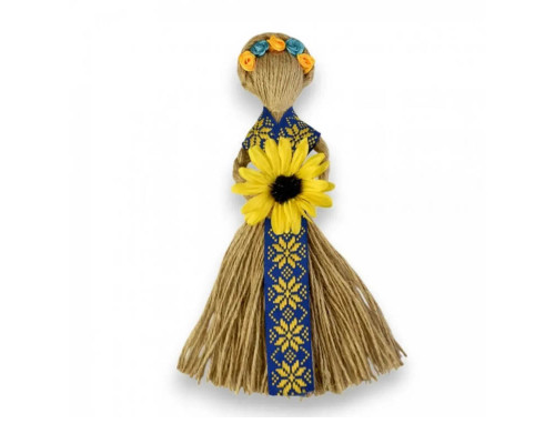 Набір для творчості Лялька-мотанка "Сонячна" Умняшка НС-007 розмір виробу 20-22 см