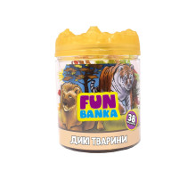 Игровой набор фигурок Дикие Животные FUN BANKA 320385-UA мини 38 предметов