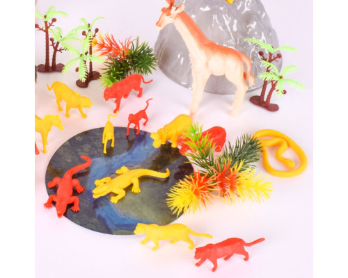 Ігровий набір фігурок Дикі Тварини FUN BANKA 320385-UA міні 38 предметів