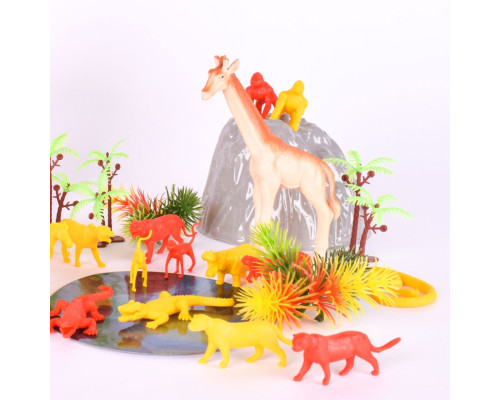 Ігровий набір фігурок Дикі Тварини FUN BANKA 320385-UA міні 38 предметів