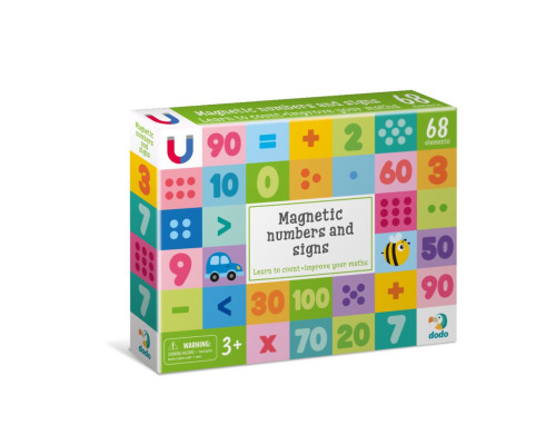 Великий набір магнітів для навчання "Цифри" 200274, 68 елементів