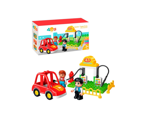 Детский конструктор "Заправка" Bambi 5101 19 деталей