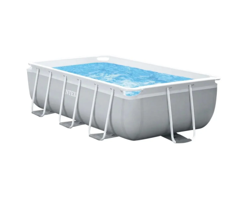 Басейн каркасний INTEX 26784 прямокут, 300Х175Х80 см, 3539 л, фільтр-насос, сходи,