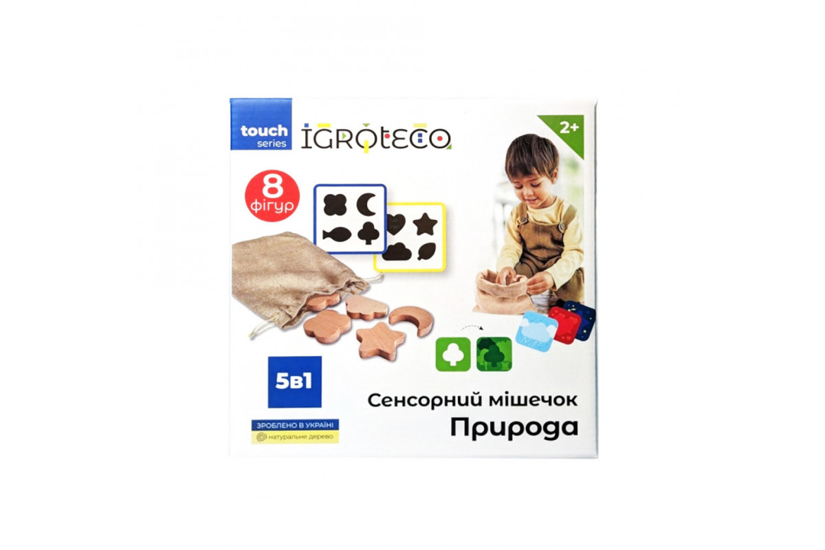 Сенсорный мешочек "Природа" Igroteco 900590 дерево