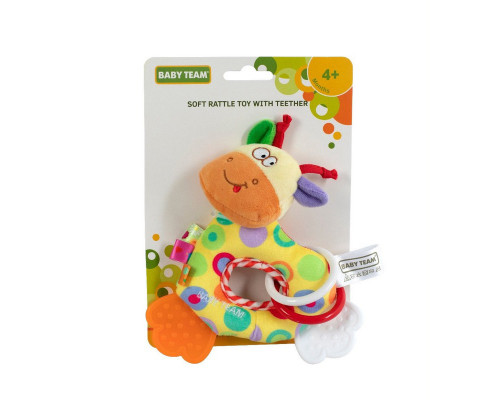 Детская погремушка с прорезывателем "Жираф" 8515_жовтий_жирафик