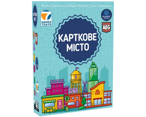 Карткова гра "Карткове місто" PCT01UA 160 двобічних карток ресурсів