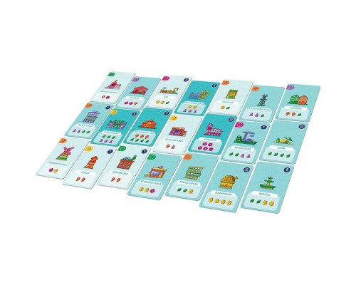 Карткова гра "Карткове місто" PCT01UA 160 двобічних карток ресурсів