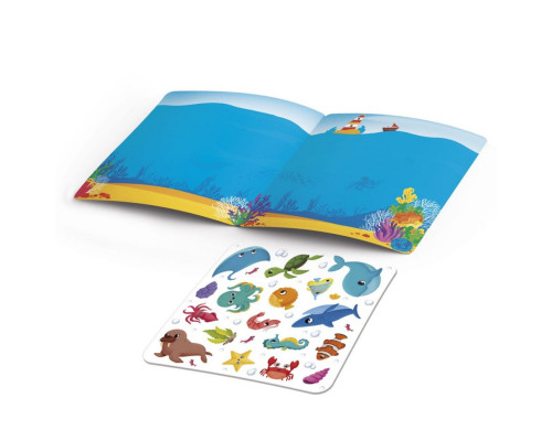 Набор для творчества "Морские обитатели" VT4206-47, 17 наклеек на планшетке