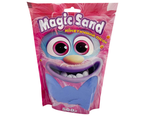 Креативна творчість "Кінетичний пісок Magic sand" 39403-9 синій 500 грам
