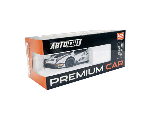 Детская инерционная машинка AP-2036(White) двери открываются, свет и звук, 1:24, 23 см