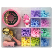 Набір для творчості "Сургучний штамп" C712-5-6, 10 кольорів