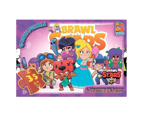 Дитячий пазл "Brawl Stars" BS362 постер, 35 елементів