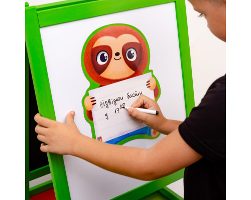 Магнітна дошка "Лінівець" з маркером Vladi Toys VT3601-22 (укр.)