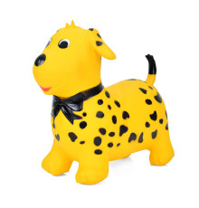 Дитяча іграшка-стрибун "Цуценя" MS 4160(Yellow) гума, до 20 кг