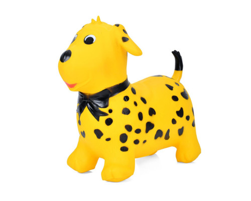 Дитяча іграшка-стрибун "Цуценя" MS 4160(Yellow) гума, до 20 кг