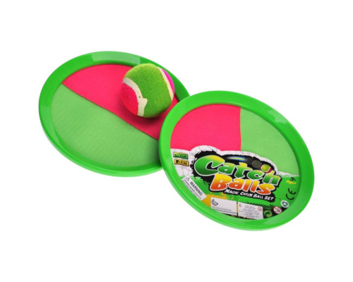 Дитяча розважальна гра "Catch ball" 750-2CH, 2 тарілки для лову, м'яч