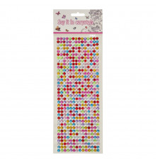 Наклейки декоративні XY-004(Multi Color) на планшеті 504 шт