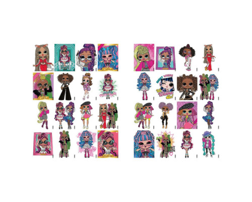 Детская книга-раскраска "L.O.L O.M.G. Queens 2" LCB15 со стикерами