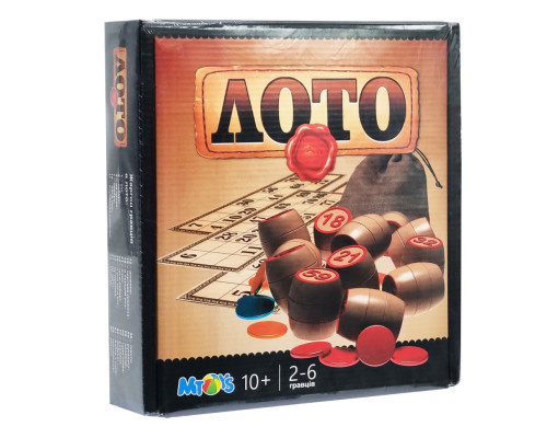Настольная игра "Лото" L0001, от 10-ти лет