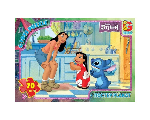 Дитячий пазл "Stitch" SC606 постер 70 елементів