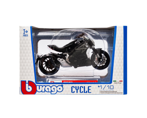 Детская модель Мотоцикла "DUCATI XDiavel S" Bburago 18-51030-8 масштаб 1:18