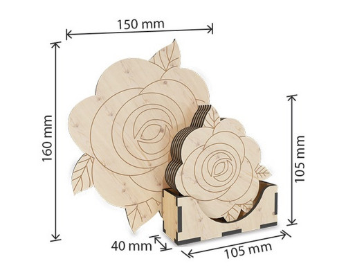 Детский набор для творчества "Roses" FDCKW-047