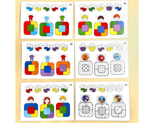 Дидактическая игра для детей "Малыши в кроватке" PSD303 (ПСД303)