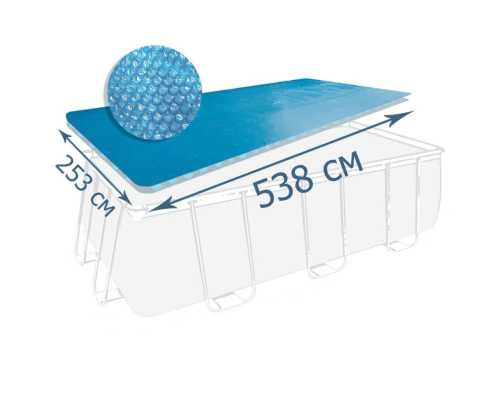 Теплозберігаюче покриття (солярна плівка) для басейну Intex 28016, 538-253 см