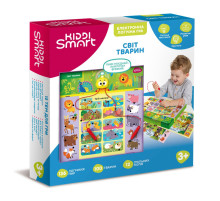 Электронная логическая игра "Викторина мир животных" Kiddi Smart 157-A-0011-UA, со светом и звуком