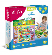 Електронна логічна гра "Вікторина світ тварин" Kiddi Smart 157-A-0011-UA, зі світлом і звуком