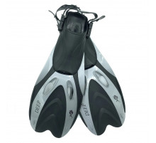 Ласти з відкритою п'ятою DLV Deep NE-66-39-43-GR розмір SM/MD 39-43 сірі