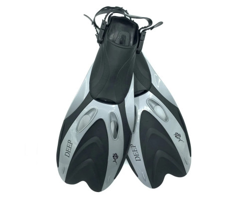 Ласты с открытой пяткой DLV Deep NE-66-39-43-GR размер SM/MD 39-43 серые