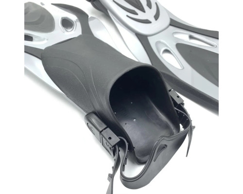 Ласты с открытой пяткой DLV Deep NE-66-39-43-GR размер SM/MD 39-43 серые