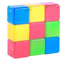 Дитячі пластикові кубики 05061, в наборі 9 штук