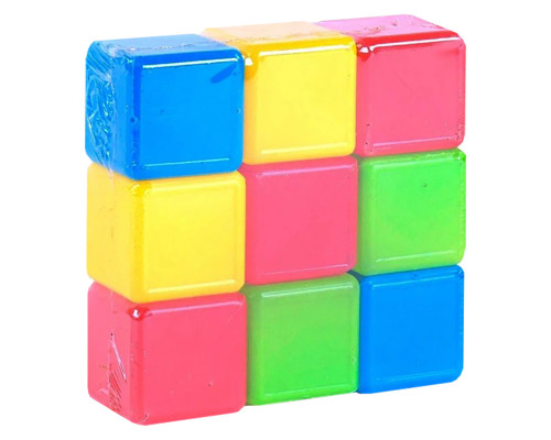 Дитячі пластикові кубики 05061, в наборі 9 штук