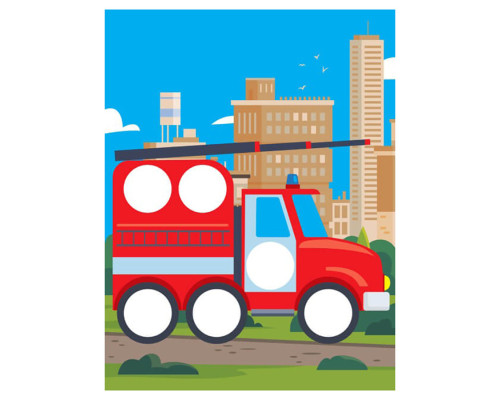 Дитяча збірка книжок "Кружочки" Книжковий Хмарочос 379518 з наклейками