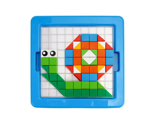 Детский развивающий набор "Мозаика" 2215TXK 125 фишек, 6 шаблонов