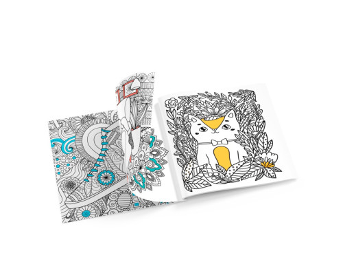 Розмальовка антистрес "Color & relax pastel" РМ-67-2, 24 сторінки